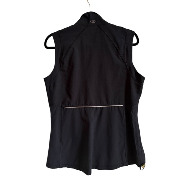 CALIA Women’s Black Sleeveless Soft-shell Lightweight Zip-Up Vest Size Large - Picture 6 of 15